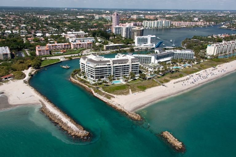 Aerial view Boca Inlet