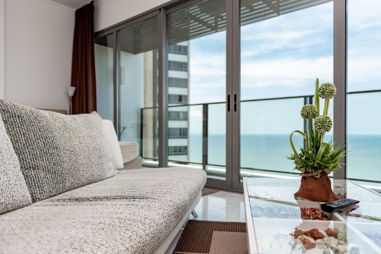 Interior of a beach condominium